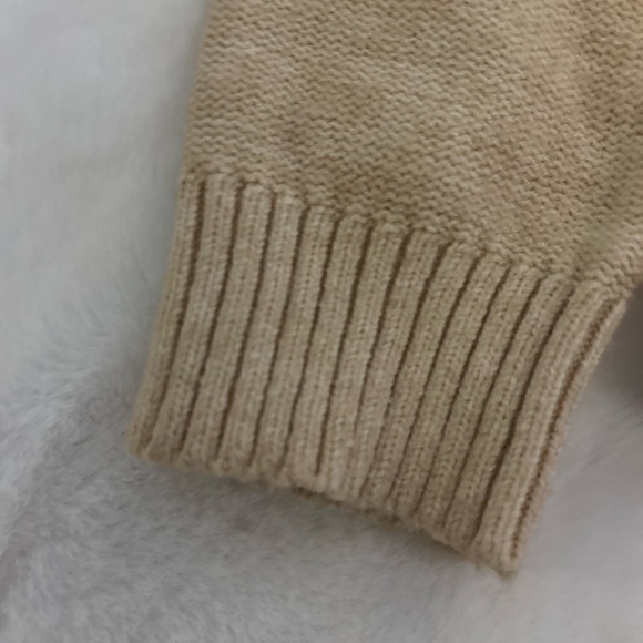 Sugar Lipz Women’s cream sweater NWT fringe soft MEDIUM - Picture 6 of 8